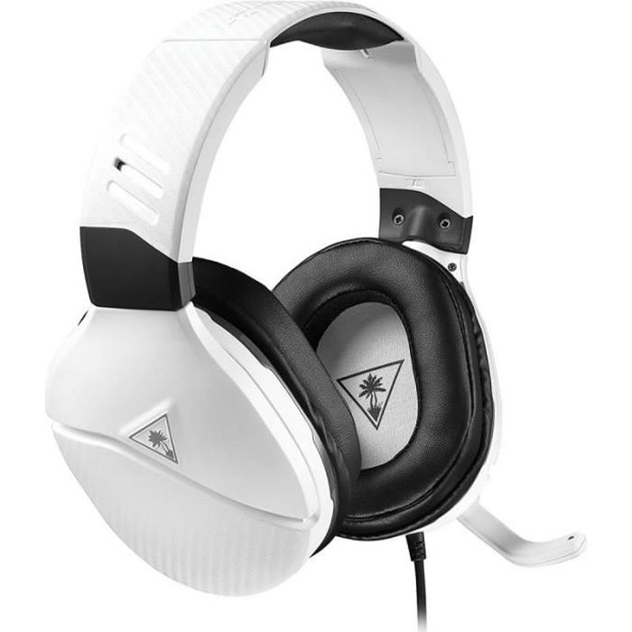 Turtle Beach - Casque Gamer - Recon 200 Blanc (compatible PS4/Xbox/Switch/PC/Mobile) - TBS-3220-02