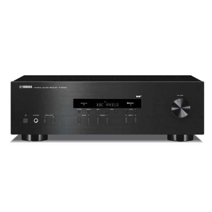 YAMAHA R-S202D BL Ampli-tuner Hi-Fi - 2 x 100 W - Tuner DAB+ - Bluetooth - système d'enceintes A et B
