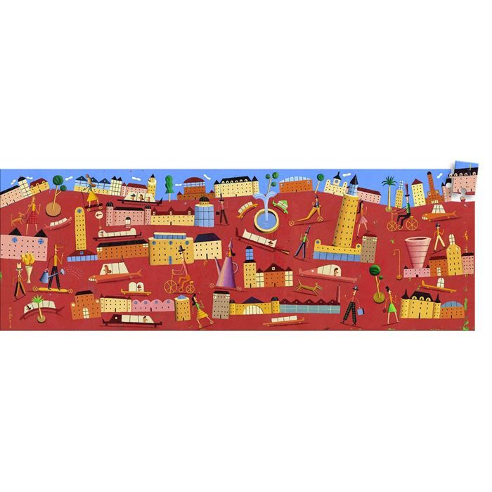 100 Pièces ville imaginaire   Achat / Vente PUZZLE DJECO   Puzzle 100