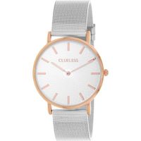 MONTRE CLUELESS Montre Quartz Classique en Acier Argenté MONTRE CLUELESS Montre Quartz Classique en Acier Argenté