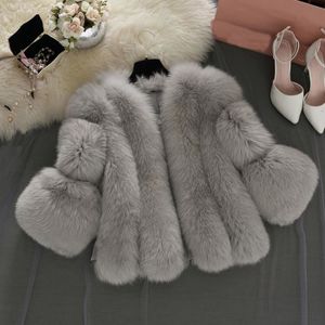 Manteau fourrure grise femme Manteau fourrure grise femme