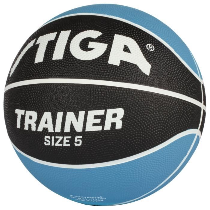 STIGA Ballon de basket-ball Trainer - Bleu et noir - Taille 5