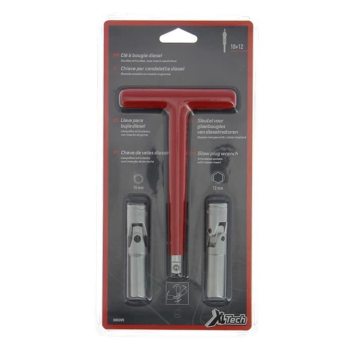 XLTECH Clé à bougie diesel 10-12mm