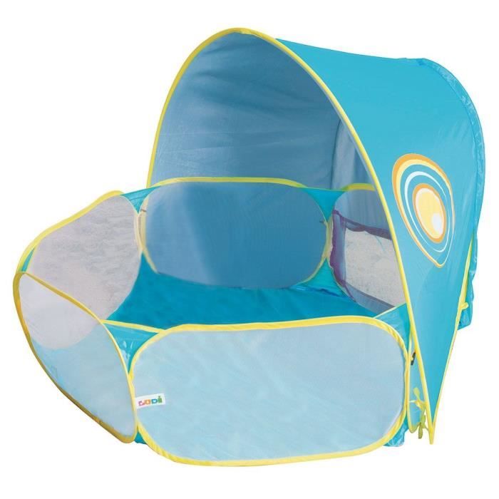 LUDI Aire de jeu plage Tente Anti-UV 123 Soleil 10 m+