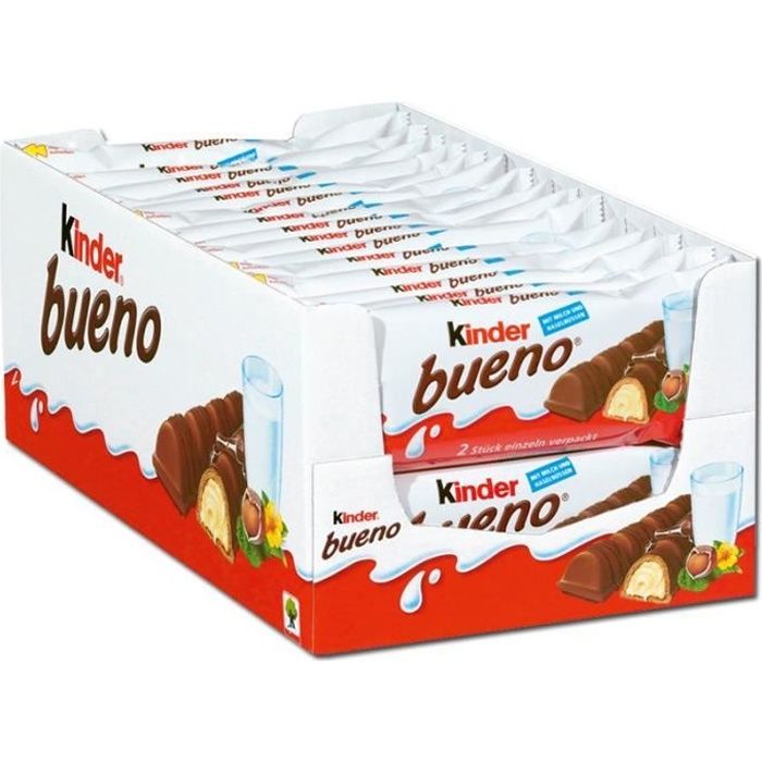 Ferrero Kinder  Bueno bars chocolat 30 pi ces Achat 