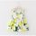 Bébés Filles Eté Bowknot Lemon Floral Robe Jaune