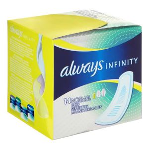 ALWAYS Serviettes hygi?niques Infinity Normal x14