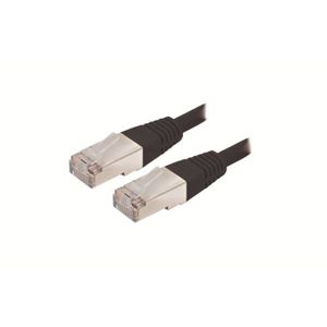 OMENEX Câble RJ45 catégorie 5 FTP droit 2m noir
