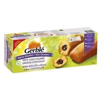 Gerble Petit Cake Fourre Saveur Chocolat Sans Gluten - 210