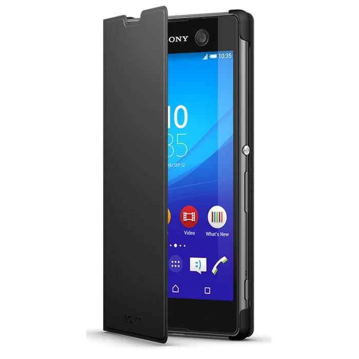 Sony Etui Folio Xperia M5 Noir