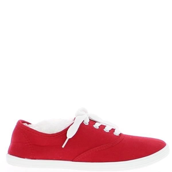 Baskets Toile Femme Baskets Femme Rouge Owq5ngX1