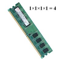 MÉMOIRE RAM Mémoire vive DDR2 PC2 5300U 4 GO ( 1×1×1×1) toute MÉMOIRE RAM Mémoire vive DDR2 PC2 5300U 4 GO ( 1×1×1×1) toute