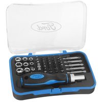 DOUILLES ET EMBOUTS FORD Coffret Tournevis à Cliquet Réversible Porte- DOUILLES ET EMBOUTS FORD Coffret Tournevis à Cliquet Réversible Porte-