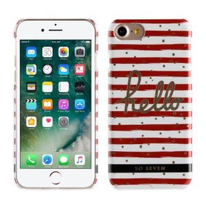 SO SEVEN Bundle BORD DE MER Coque+STYLO+CARNET-Rouge APPLE IPHONE 7