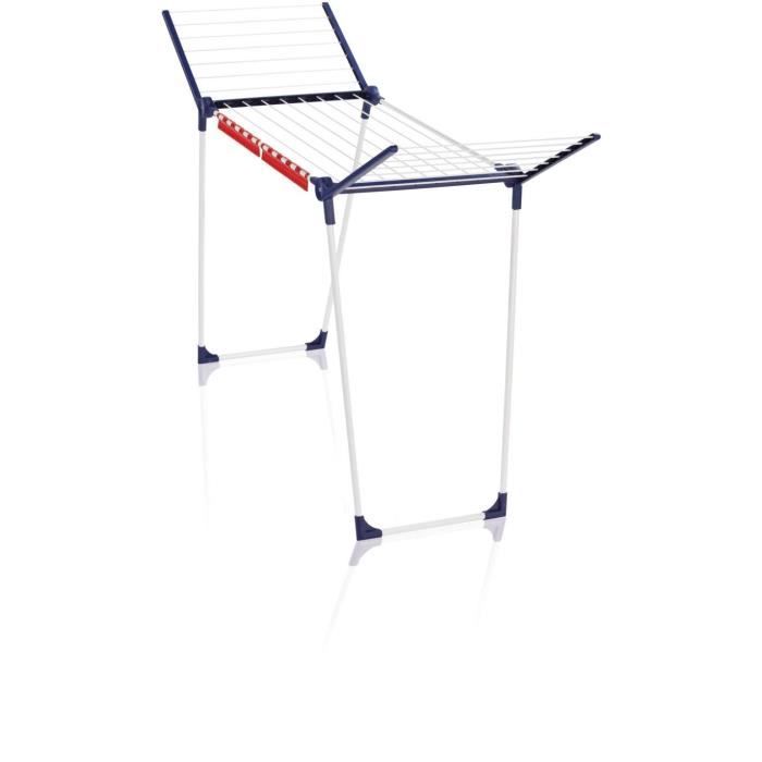 FLEIFHEIT Séchoir sur pieds PEGASUS 160 Solid Slim - Longueur d'étendage 16 m