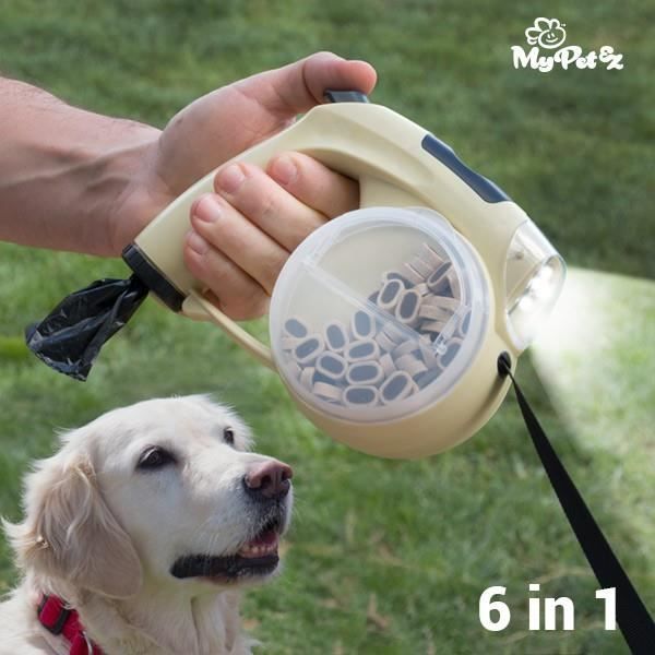 Laisse Rétractable Pour Chiens 6 En 1 My Pet E Achat