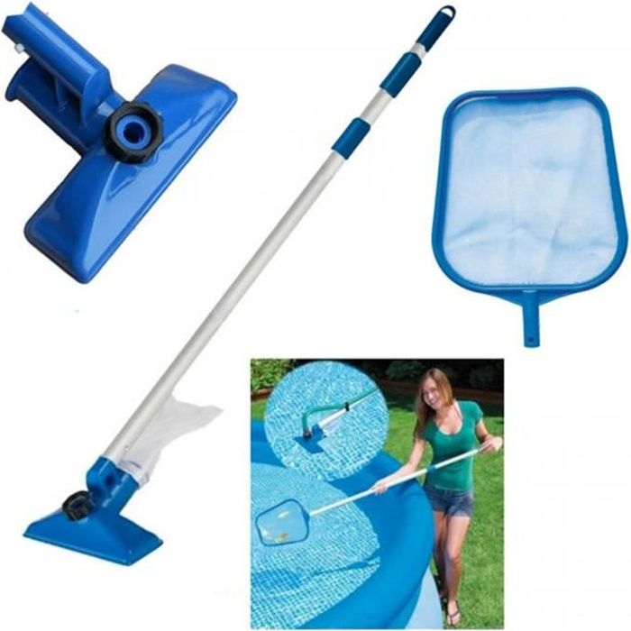 kit entretien nettoyage piscine avec perche t 233 lescopique kit entretien nettoyage piscine avec perche t 233 lescopique