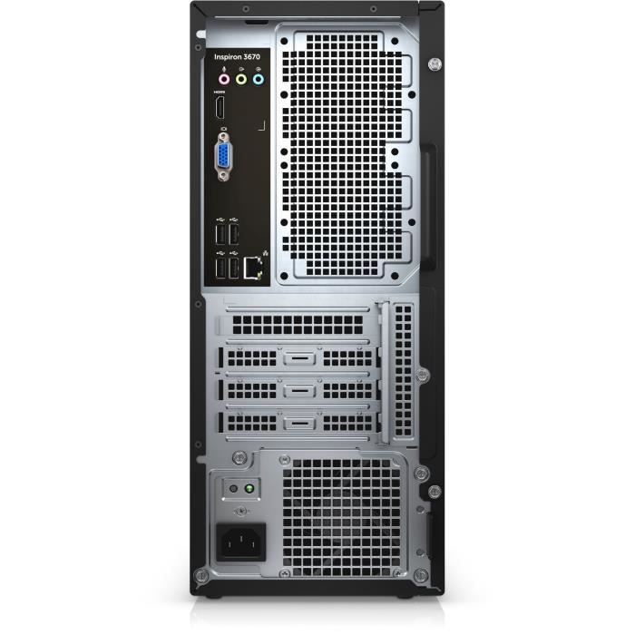  PC de Bureau Inspiron 3670 - Core i3-8100 - RAM3