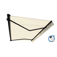 STORE - STORE BANNE Store banne motorisé semi coffre 4x3 m beige - Str STORE - STORE BANNE Store banne motorisé semi coffre 4x3 m beige - Str