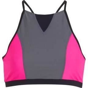 ATHLI-TECH Maillot Bain Piscine Femme Bonnie - Gris Fushia