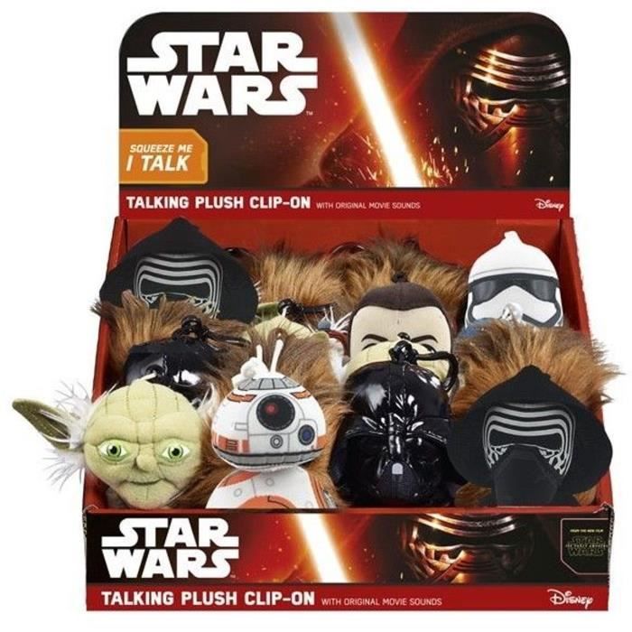 STAR WARS Mini Porte-Clés Sonore Modèle Aléatoire