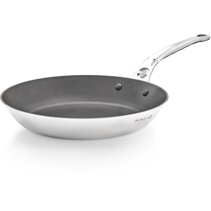 DE BUYER Poêle ronde Affinity - Inox anti-adhésif - Diamètre : 20 cm