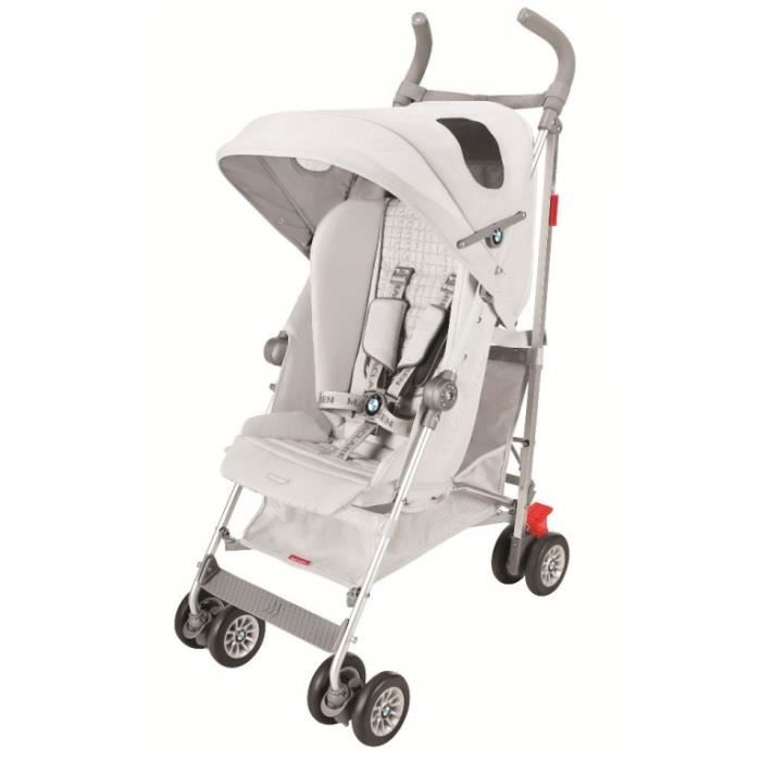 MACLAREN Poussette Canne Triumph BMW Buggy Argent
