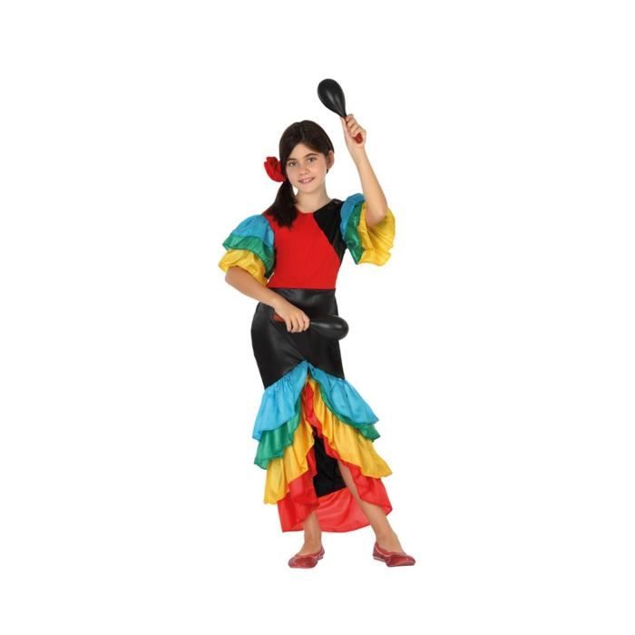 ATOSA Deguisement De samba Fille - Panoplie Enfant