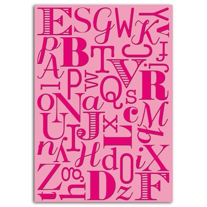 TOGA Plaque d'embossage A5 Alphabet