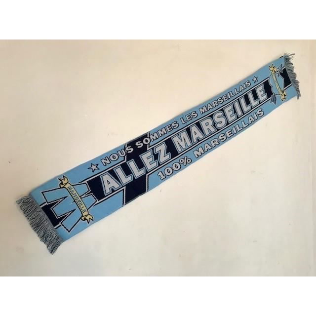 Écharpe OM Olympique De Marseille – Officielle, 140 Cm, Polyester, Collection Supporter