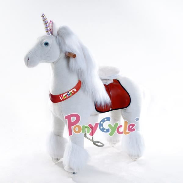  Cheval   roulettes Blanc Licorne  PonyCycle Achat Vente 