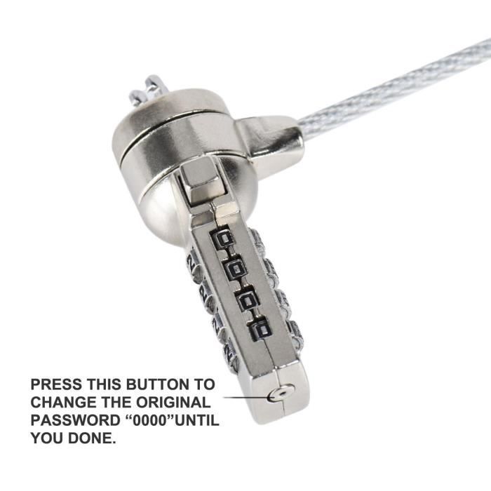 I3C Serrure de Sécurité pour Ordinateur1