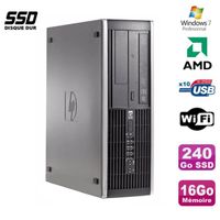 UNITÉ CENTRALE PC HP Compaq 6005 Pro SFF AMD 3GHz 16Go DDR3 240Go UNITÉ CENTRALE PC HP Compaq 6005 Pro SFF AMD 3GHz 16Go DDR3 240Go