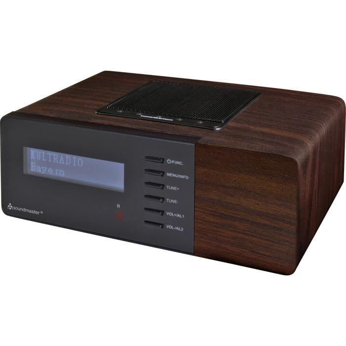SOUDMASTER UR180DBR Radio réveil DAB + / FM PLL