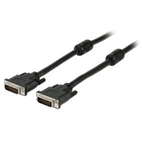 VALUELINE VLCP32050B30 Câble DVI-I 24+5p Mâle - DVI-I 24+ 5 ports Mâle - 3.00 m - Noir