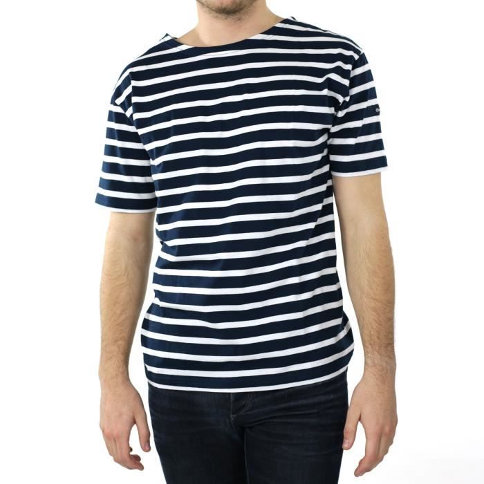 t shirt rayé marin homme