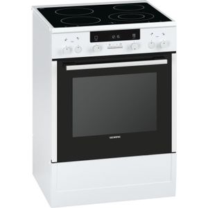 SIEMENS HA854220F - Cuisini?re vitrocéramique 60cm 66L Pyrolyse - Blanc