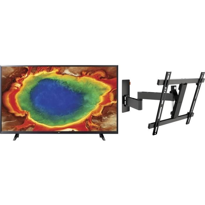 LG 49UH603V TV LED 4K HDR + VOGELS WALL3245 Support TV