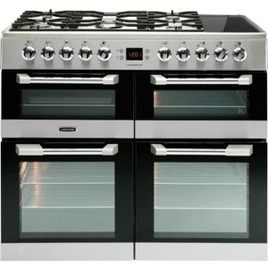 LEISURE CS100F520X Piano de cuisson table gaz-5 foyers-9,6kWh-Fours électrique:4 cavités-Catalyse-63-65-33L-A-Inox