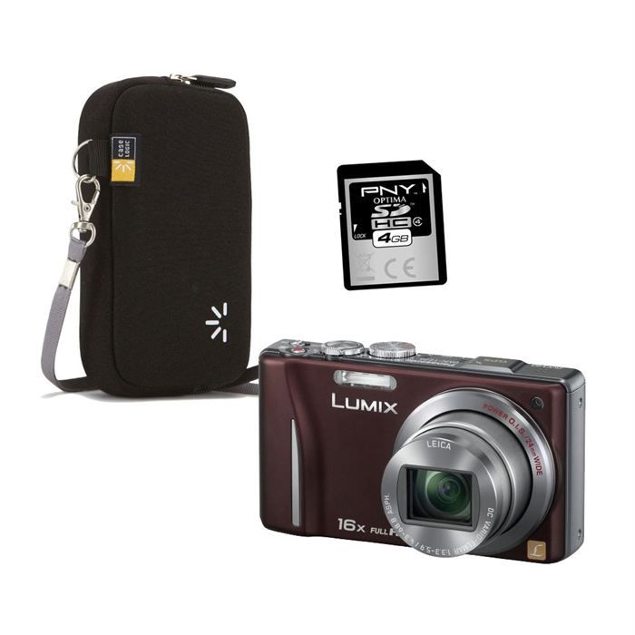 Panasonic DMC TZ20 Choco + SD pas cher   Achat / Vente appareil photo