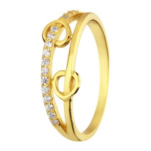 BAGUE , ANNEAU ID BIJOUX Bague Vermeil Doré 925° Femme