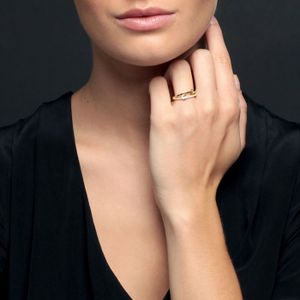 BAGUE , ANNEAU ID BIJOUX Bague Vermeil Doré 925° Femme