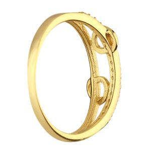BAGUE , ANNEAU ID BIJOUX Bague Vermeil Doré 925° Femme