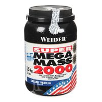 PACK NUTRITION SPORTIVE WEIDER SUPER MEGA MASS 2000 Vanille 1,5 kg PACK NUTRITION SPORTIVE WEIDER SUPER MEGA MASS 2000 Vanille 1,5 kg