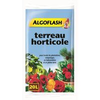 TERREAU - SABLE ALGOFLASH Terreau Horticole - 20 L TERREAU - SABLE ALGOFLASH Terreau Horticole - 20 L