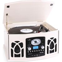 CHAINE HI-FI auna NR-620 - Chaîne hifi stéréo avec platine viny CHAINE HI-FI auna NR-620 - Chaîne hifi stéréo avec platine viny