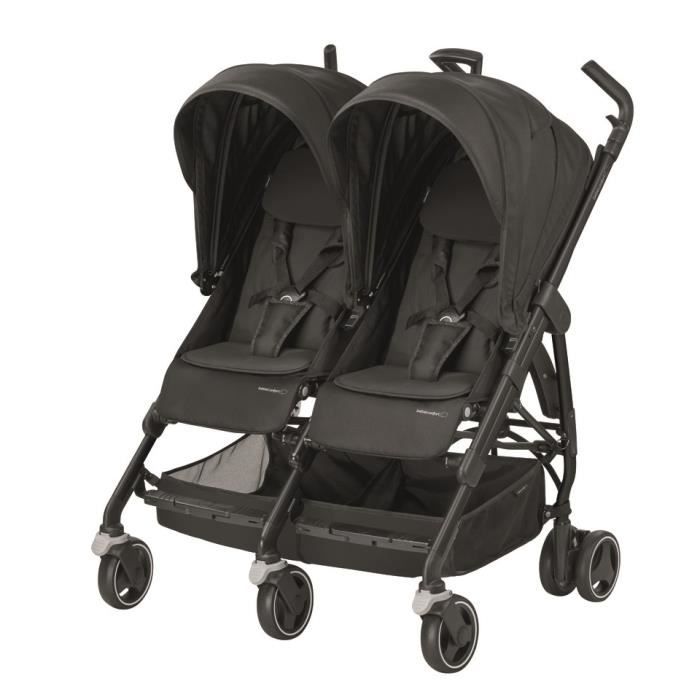 BEBE CONFORT Poussette Canne Double Dana for 2 - Triangle Black