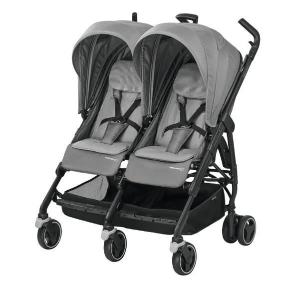 BEBE CONFORT Poussette Canne Double Dana for 2 - Concrete Grey