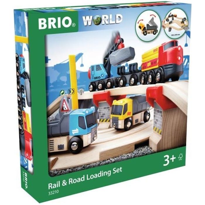 BRIO World Circuits rail route - Transport de roches