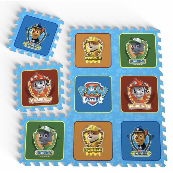 PAW PATROL - TAPIS PUZZLE MOUSSE DE 9 PIECES - TATAMIZ